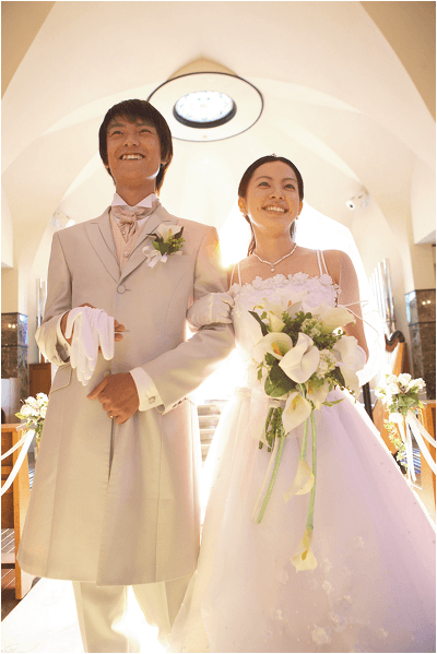 結婚式　バージンロード